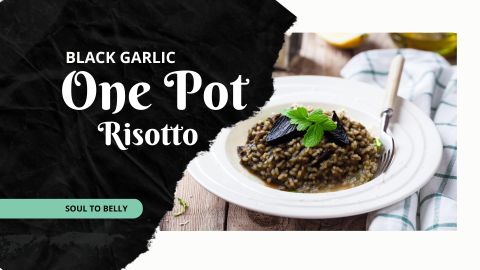 Black Garlic One Pot Risotto
